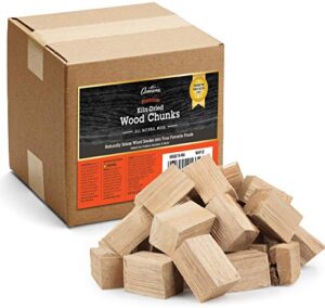 camerons all natural maple wood chunks for smoking meat -840 cu in box, approx 10 pounds- uniform size 3″x2″x2″ for even burning- kiln dried large cut bbq wood chips for smoker- grilling gifts for men