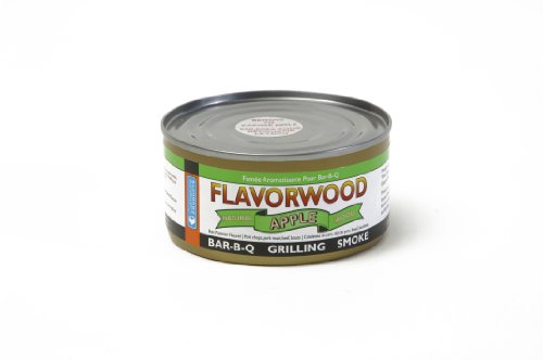 Grilling Smoke - Reusable Flavorwood BBQ Grill Smoke in a Can (Natural Apple Wood) - Easily Infuse Natural Wood Flavor