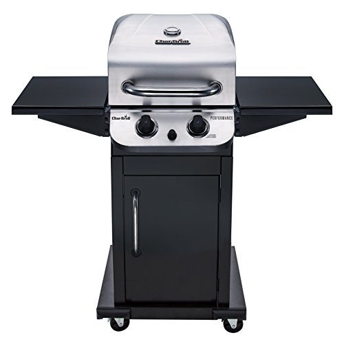 Char-Broil 463673519 Performance Series 2-Burner Cabinet Liquid Propane Gas Grill, Stainless Steel