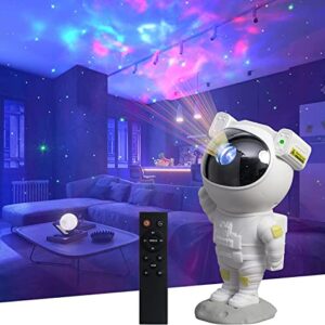 Star Projector Galaxy Light Projector, Astronaut Starry Projector with Remote Control, Timer and 360°Adjustable Nebula Sky Night Light for Kids Adults Bedroom Home Decor, Gift for Children's Day