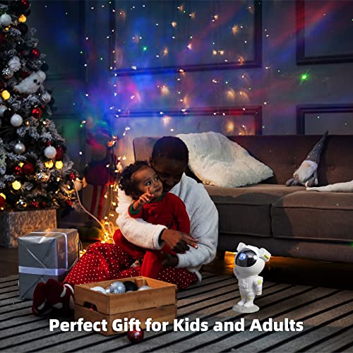 Star Projector Galaxy Light Projector, Astronaut Starry Projector with Remote Control, Timer and 360°Adjustable Nebula Sky Night Light for Kids Adults Bedroom Home Decor, Gift for Children's Day