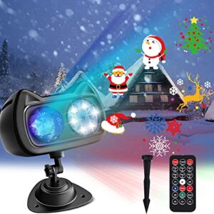 christmas projector lights outdoor – holiday projector lights outdoor with 72 patterns,3d ocean wave,waterproof with remote timer for halloween christmas birthday party holiday decorations