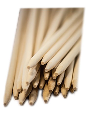 Perfect Stix Wooden Semi Pointed Corn / Concession Skewers Sticks 12" x 3/16" ( pack of 5000)