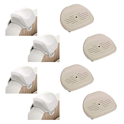 Intex 28505E PureSpa Foam Headrest (4 Pack) 28502E Hot Tub Seat (4 Pack)