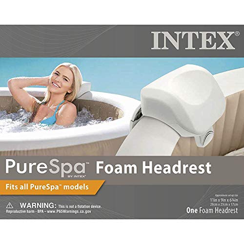 Intex 28505E PureSpa Foam Headrest (4 Pack) 28502E Hot Tub Seat (4 Pack)