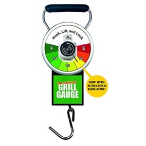 Grill Gauge Original Propane Tank Scale for BBQ Grill, Patio Heater, RV Camper - Improved Design with Easy Lift Indicator - Works on Standard 20 lb and 15lb Labelled Exchange Tanks