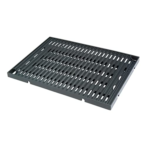 Kenyon Grill Grate, Surgical Grade Non-Stick Metal Grate, Cast Aluminum-Made Cooking Grate, Quick Heat Up and Cool Down, Prevents Heat Loss, Smoke, and Flare-Ups, Dishwasher Safe, Black