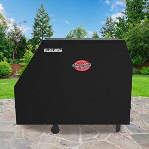 Char-Griller 8355 Flat Iron 3 Burner Outdoor Gas Griddle Grill Cover, Black