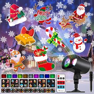 christmas outdoor reflectors nativity projector light ocean wave projector 2in1 3d led 18 hd slides window wonderland projector house xmas indoor holiday party projection lights all seasons