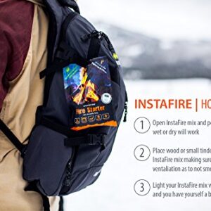 InstaFire Combo Pack of Fire Starter and Charcoal Starter Pack Kit