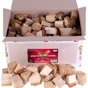 Zorestar Oak Smoker Wood Chunks and Apple Cherry (Fruit Mix) - 13-15lb