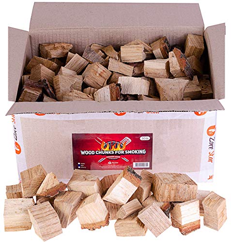 Zorestar Oak Smoker Wood Chunks and Apple Cherry (Fruit Mix) - 13-15lb