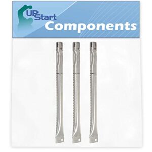 upstart components 3-pack bbq gas grill tube burner replacement parts for savor pro gd4210s-b1 – compatible barbeque stainless steel pipe burners
