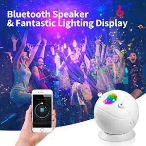 ZBYOvO Galaxy Projector,Star Projector,Nebula Night Light Projector with Remote Control, Bluetooth Music Speaker for Bedroom/Party/Home Decor, Auto-Off Timer, Christmas Gift for Kids & Adults