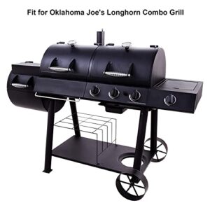 Utheer Grill Parts for Oklahoma Joe's Longhorn Combo 3-Burner Charcoal/Gas Smoker,Included Heat Plate Shield,Stainless Steel Burner Tube,Adjustable Crossover Tubes,Heavy Duty Grill Replacement Parts