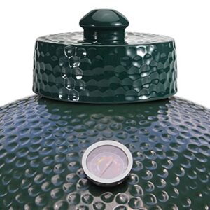 BONPAZ Big Green Egg Ceramic Damper Top Replacement Parts, Big Green Egg Rain Cap - Great for Medium, Large, X-Large Big Green Egg, Must-Have Green Egg Chimney Cap Accessories, Heavy-Duty Ceramic