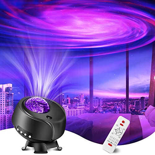 Star Projector, 3 in-1 Galaxy Projector for Bedroom 21 Lights Effects Largest Area Aurora Projector with Bluetooth Speaker Timer, Star Projector Galaxy Light for Kids Adults Ceiling Xmas Decor