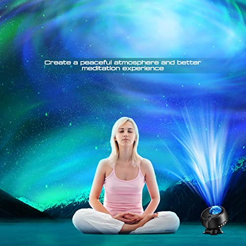 Star Projector, 3 in-1 Galaxy Projector for Bedroom 21 Lights Effects Largest Area Aurora Projector with Bluetooth Speaker Timer, Star Projector Galaxy Light for Kids Adults Ceiling Xmas Decor