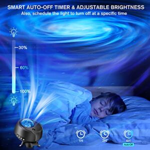 Star Projector, 3 in-1 Galaxy Projector for Bedroom 21 Lights Effects Largest Area Aurora Projector with Bluetooth Speaker Timer, Star Projector Galaxy Light for Kids Adults Ceiling Xmas Decor