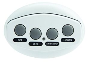 pentair 521885 is4 four-function spa-side remote, white, 100 foot cord, compatible with intellitouch & easytouch