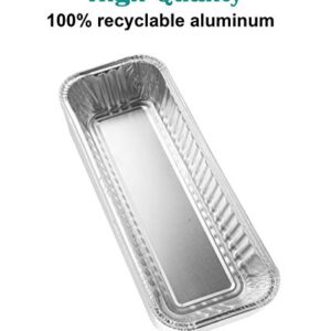 EasiBBQ Aluminum Foil Grill Drip Pans for Camp Chef Portable Grill, Disposable Aluminum Grease Pan Liners, 20 Pack