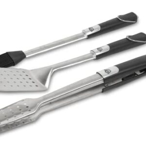 Pit Boss Grills Soft Touch 3 Piece Tool Set, Stainless