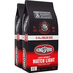 kingsford match light instant charcoal briquettes, bbq charcoal for grilling – 14 pounds