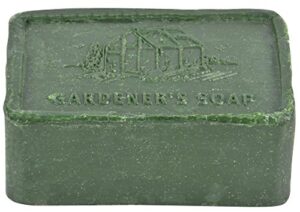 esschert design usa gt99 gift wrapped vintage gardener’s pumice hand soap, dark green