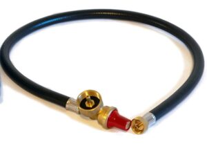 mr. bar-b-q grill boss replacement propane hose, fits the grill boss 90057 dual fuel camp stove (hose only, no stove included)