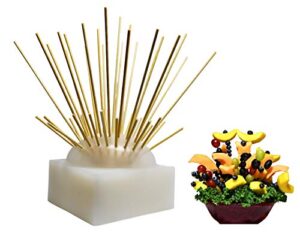 sway-oh, skewer food server, the stylish square set includes 100 all natural bamboo skewers