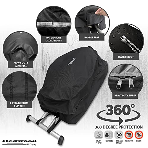 Carry Bag/Cover for Coleman Roadtrip LXX, LXE, 285 and More Portable Grills. Heavy Duty Waterproof Design for Camping, Roadtrips, Storage and Outdoor Use