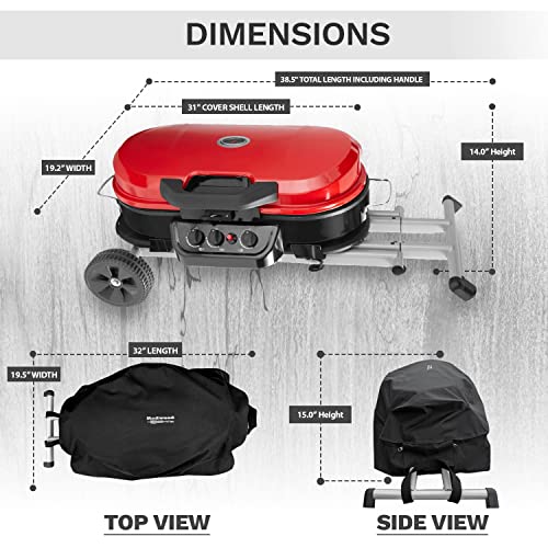 Carry Bag/Cover for Coleman Roadtrip LXX, LXE, 285 and More Portable Grills. Heavy Duty Waterproof Design for Camping, Roadtrips, Storage and Outdoor Use