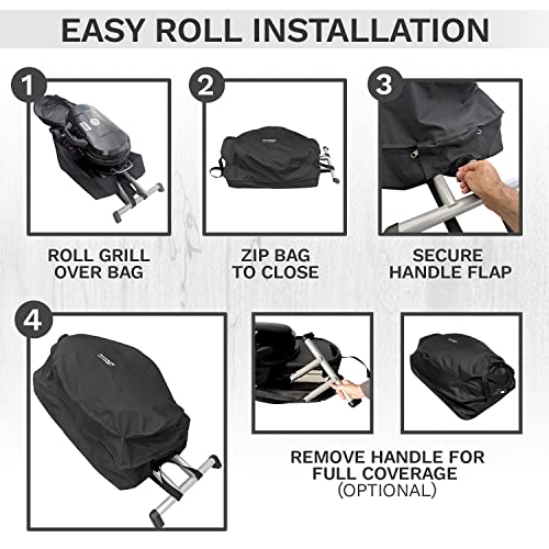 Carry Bag/Cover for Coleman Roadtrip LXX, LXE, 285 and More Portable Grills. Heavy Duty Waterproof Design for Camping, Roadtrips, Storage and Outdoor Use