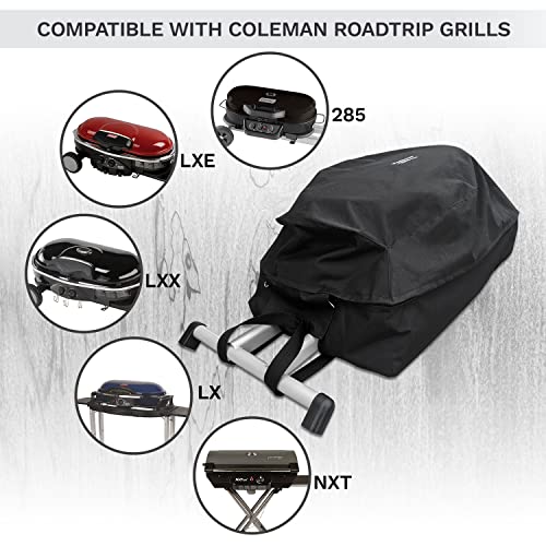 Carry Bag/Cover for Coleman Roadtrip LXX, LXE, 285 and More Portable Grills. Heavy Duty Waterproof Design for Camping, Roadtrips, Storage and Outdoor Use