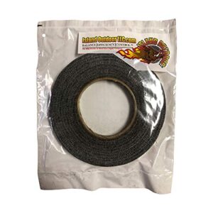 Total Control 1/8 x 5/8 BBQ Smoker Gasket Grill lid Door Seal, Saves Charcoal - Self Adhesive (5/8 x 1/8 x 10 Ft Self Stick)