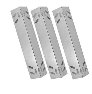 3 pack replacement stainless steel heat shield for kmart 640-784047-110, kenmore 119.16434010, 119.16658010, 119.16658011, 119.16676800, 119.17676800, b10sr8-a1, 119.16144210 gas grill models