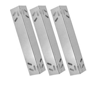 3 Pack Replacement Stainless Steel Heat Shield for Kmart 640-784047-110, Kenmore 119.16434010, 119.16658010, 119.16658011, 119.16676800, 119.17676800, B10SR8-A1, 119.16144210 Gas Grill Models