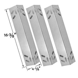 3 Pack Replacement Stainless Steel Heat Shield for Kmart 640-784047-110, Kenmore 119.16434010, 119.16658010, 119.16658011, 119.16676800, 119.17676800, B10SR8-A1, 119.16144210 Gas Grill Models