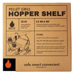 drip ez hs-10 pellet grill hopper shelf – quantity 1