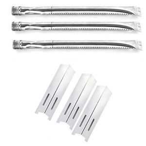 bbq grillware gsf2616, 41590 and life@home gsf2616j, gsf2616jb, gsf2616jbn, gsf2616jc bbq gas grill repair kit includes 3 stainless burner and 3 stainless heat plates