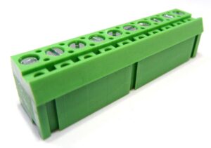 jandy pro series terminal bar connector, 10 pin green, aqualink rs