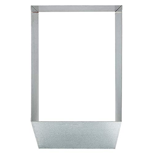 Oswald Supply Stainless Steel Trash Chute Door Wall Sleeve - for Laundry or Garbage (12" X 15")