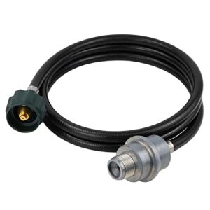 propane fuel filter f273699 with hose compatible with mr heater buddy and big buddy, f273699 fuel filter with propane adapter hose csa certified