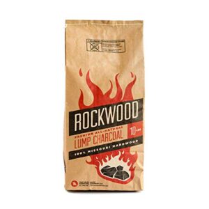 rockwood, lump charcoal 100% missouri hardwood, 160 ounce