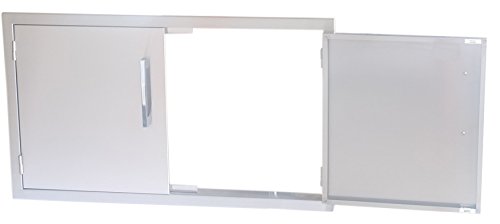 Sunstone BA-DD36 Beveled Frame Double Access Door, 36"