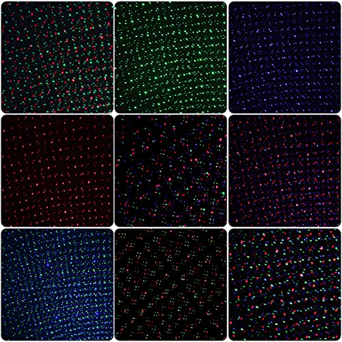 MHAZDZE Christmas Laser Lights Outdoor,Laser Christmas Projector Lights Outdoor with Moving Red and Green and Blue, for Outdoor,Christmas, Holiday