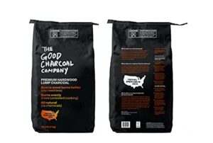 the good charcoal company, premium acacia hardwood lump charcoal