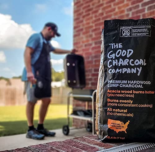 The Good Charcoal Company, Premium Acacia Hardwood Lump Charcoal