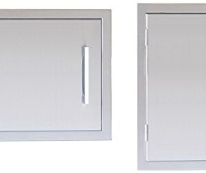 Sunstone BA-DV1420 Beveled Frame Vertical Single Access Door, 14" by 20"