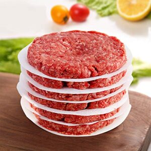 Cedilis 1500pcs Hamburger Patty Paper, 4.5IN Non-Stick Wax Papers, Round Parchment Paper, Food-Grade Burger Sheets for Patty Separating, Freezing, BBQ, Ground Beef and Turkey